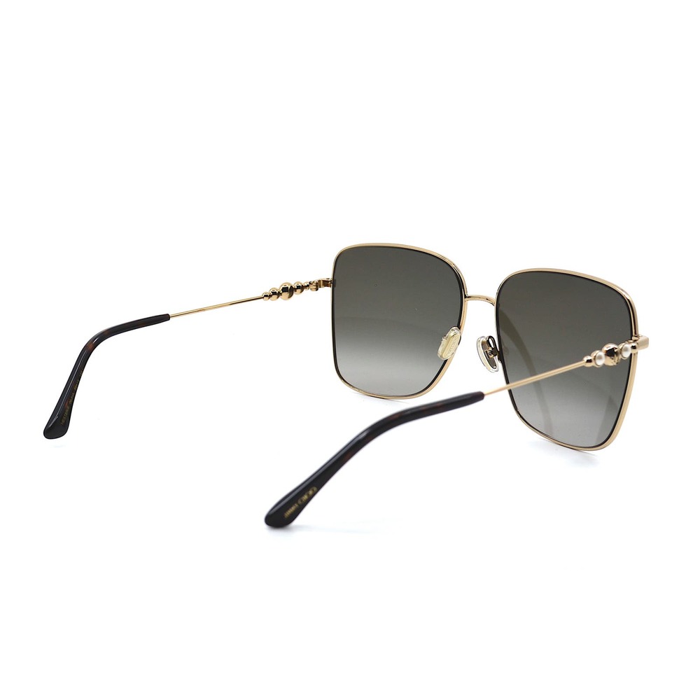 JIMMY CHOO HESTER/S 06J GOLD GREY GRADIENT AUTHENTIC SUNGLASSES - Picture 6 of 13